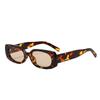 Ins Popular Fashion Small Rectangle Sunglasses Women Retro Candy Color Square Shades Uv400 Men Punk Leopard Sun Glasses