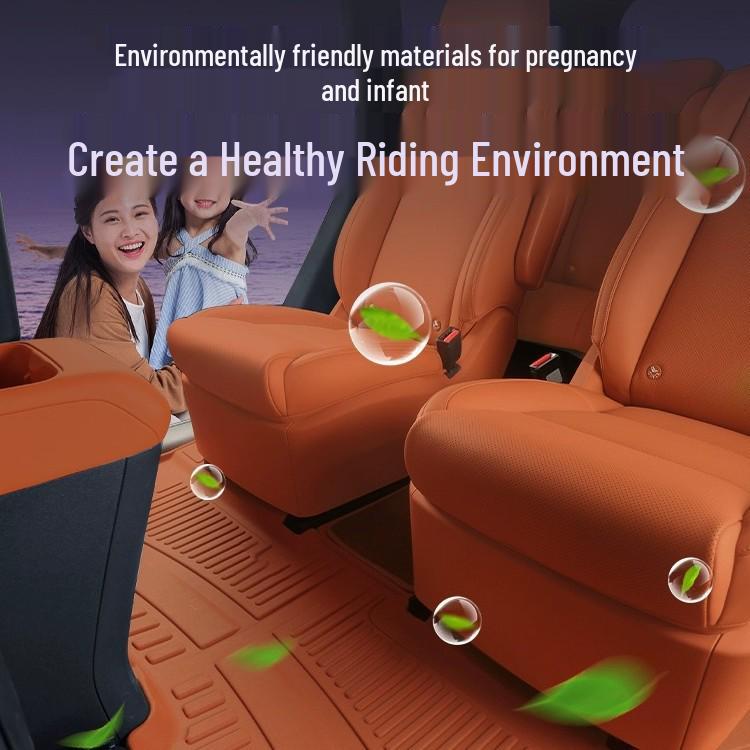 Durable, eco-friendly, odorless TPE high-side floor mats for Chery Jetour PRO EV.