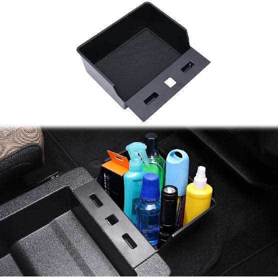 Underseat Storage Organizer Compatible with 2015–2025 2026 Ford F150 and 2017–2026 F250 F350 F450 with 40/20/40 Jump Seat – Replaces OEM Cup