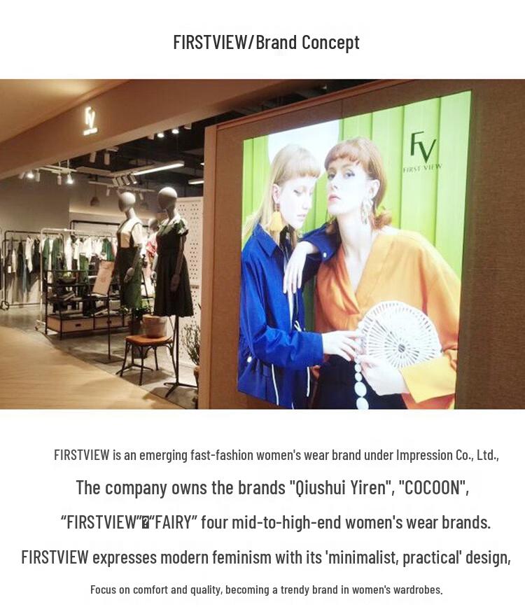 Firstview Women's Long Sleeve Casual Sweater F21C7801