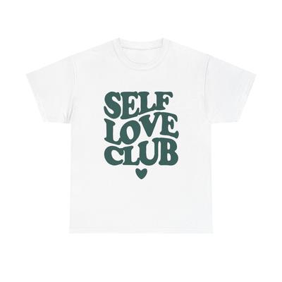 Self Love Club Retro Graphic T Shirt Mens Womens Tees Top Unisex Cotton Tee - New Gift - Tee