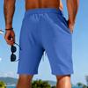 Men's Casual Sports Plain-colored Short Pants - Men's Breathable Five-pocket Short Pants