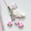 Fashionable Phone Chain Star Charm Keychain Pendant with Secure Feature Modern Star Pattern Gift