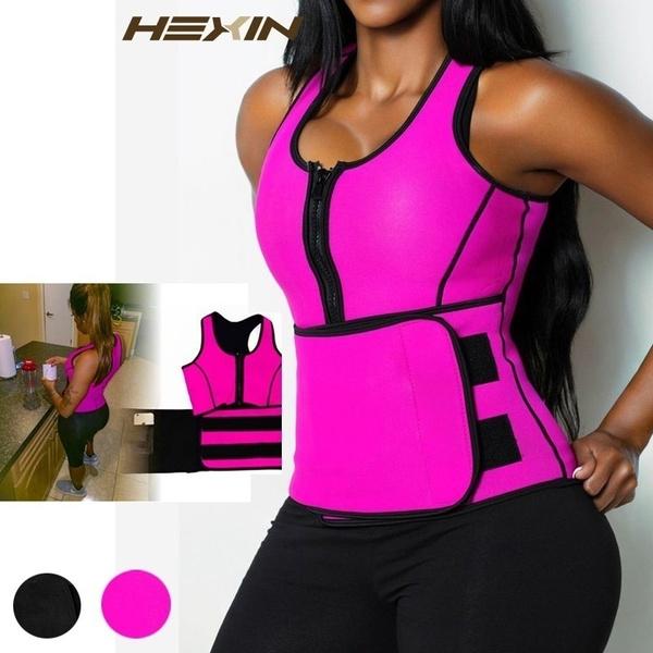 

Неопрен Сауна Талия Тренер Жилет Шейпер Летняя тренировка Шейпер одежда для похудения Регулируемый потовый пояс Fajas Фигурист