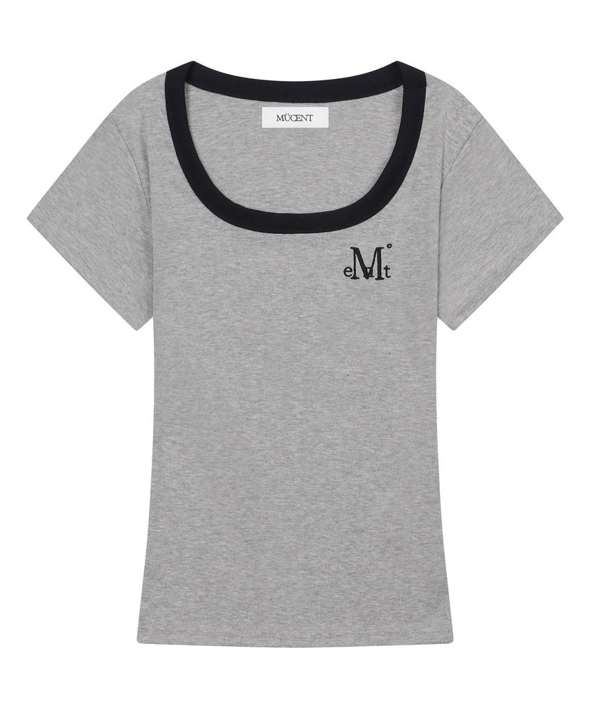 MUCENT Ferring Midi Ringer Color Block Short Sleeve T-Shirt (7 Colors)