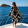 Black Lace Damask Quick Drying Bath Towel Microfiber Beach Towel - Light Weight Swimming Camping  Yoga Beach Out