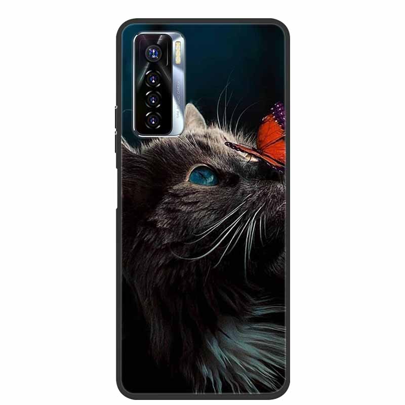 For Tecno Camon 17 Pro Cases 17P 17 Soft TPU Silicone Phone Cover for Tecno Camon 17P Back Cover Bumper Fundas Camon17 CG7n Capa