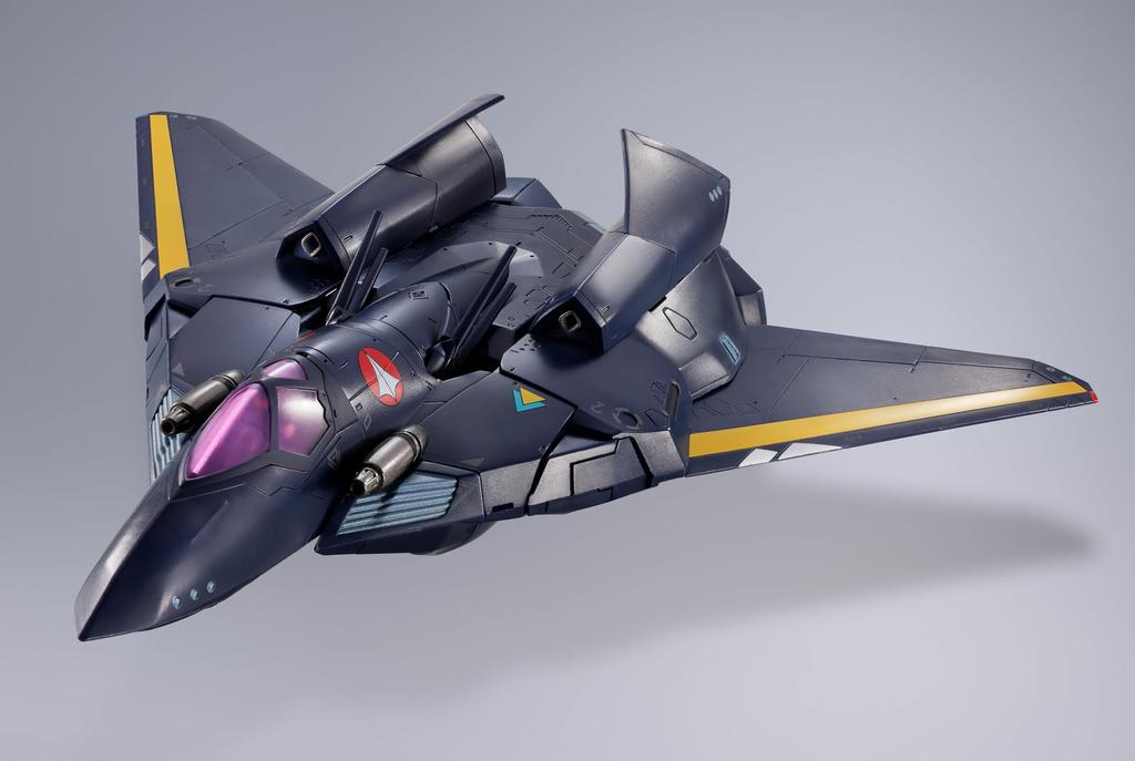 Tamashii Nations DX Chogokin Macross 7 VF-17S Nightmare Stealth Valkyrie Gumlin Kizaki Machine 250mm ABS Metal PVC Movable Figure