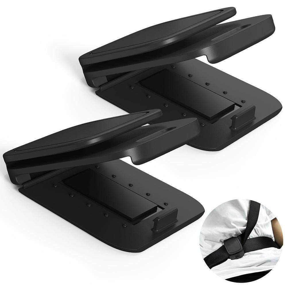 2PCS Black Seat Belt Adjuster Locking Clip Adjuster Seat Belt Clamp Shoulder and Neck Protector Clamp Seat Belt Protector