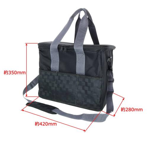 Takagi ICB-10 Foldable Multi-Purpose Bag with Lid, Large, for Tool Storage, Water-Resistant, Hard, with Carrying Strap
