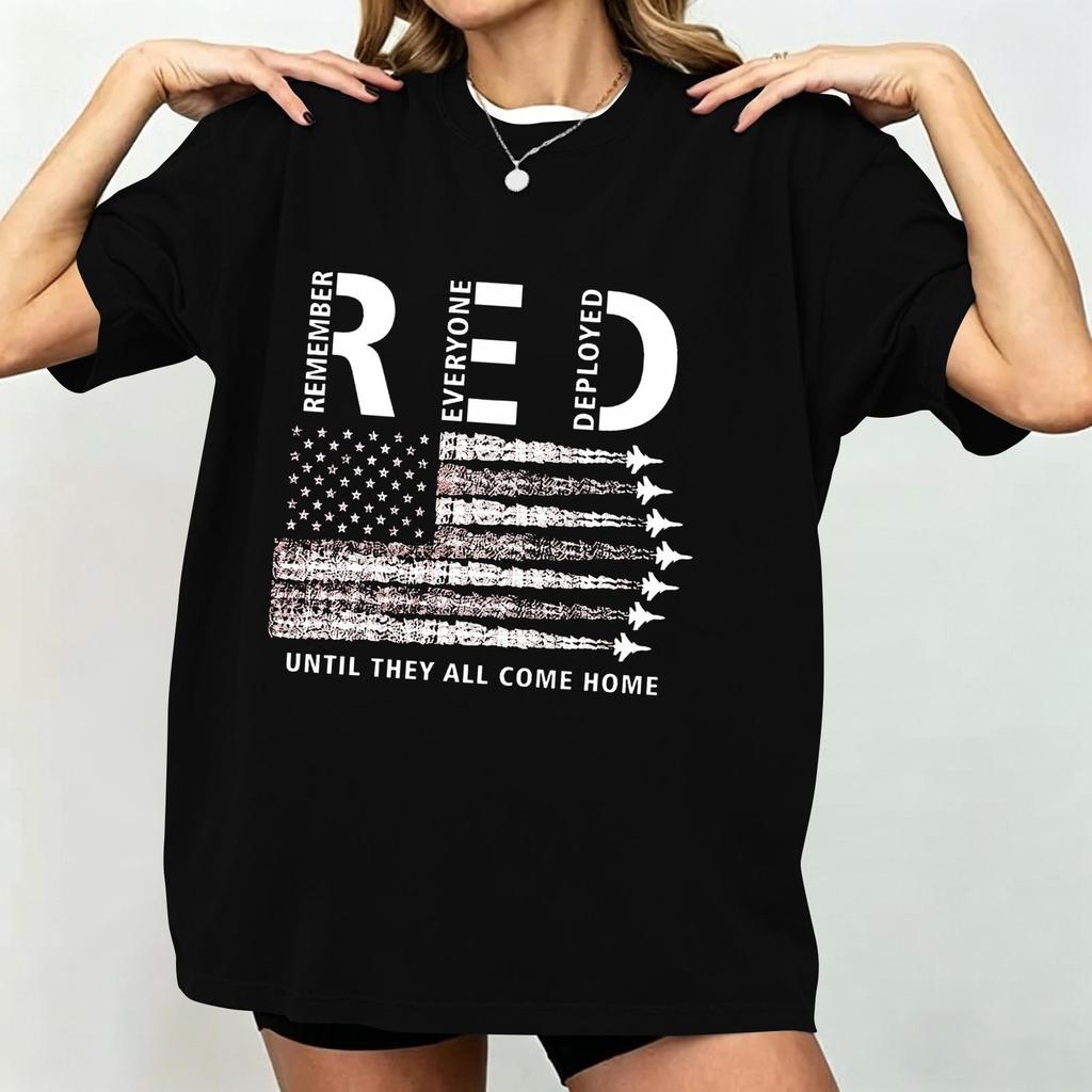 Women's Casual Short Sleeve T-Shirt Loose Fit Crew Neck Graphic Print Top Lightweight Comfortable Summer Shirt