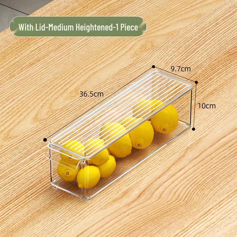 Refrigerator Organizer Boxes with Handles
