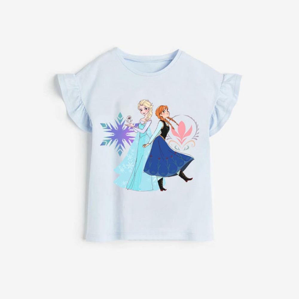 

Cute Toddler Girl Tees Cotton Summer Baby Tshirts Cartoon Short Sleeve Clothing 1T 80
