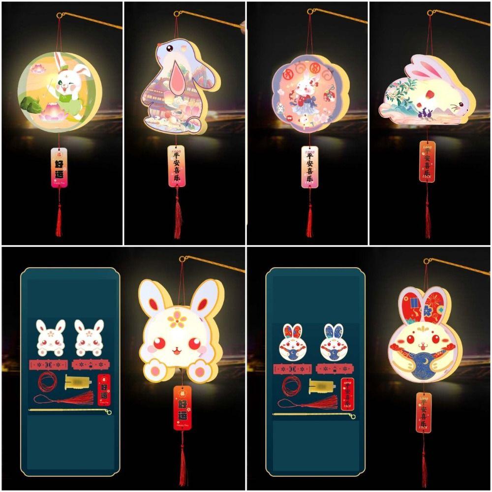 

Фестиваль середины осени Светящийся фонарь кролика Фестиваль середины осени Кролик Фонарь Подарок на день рождения