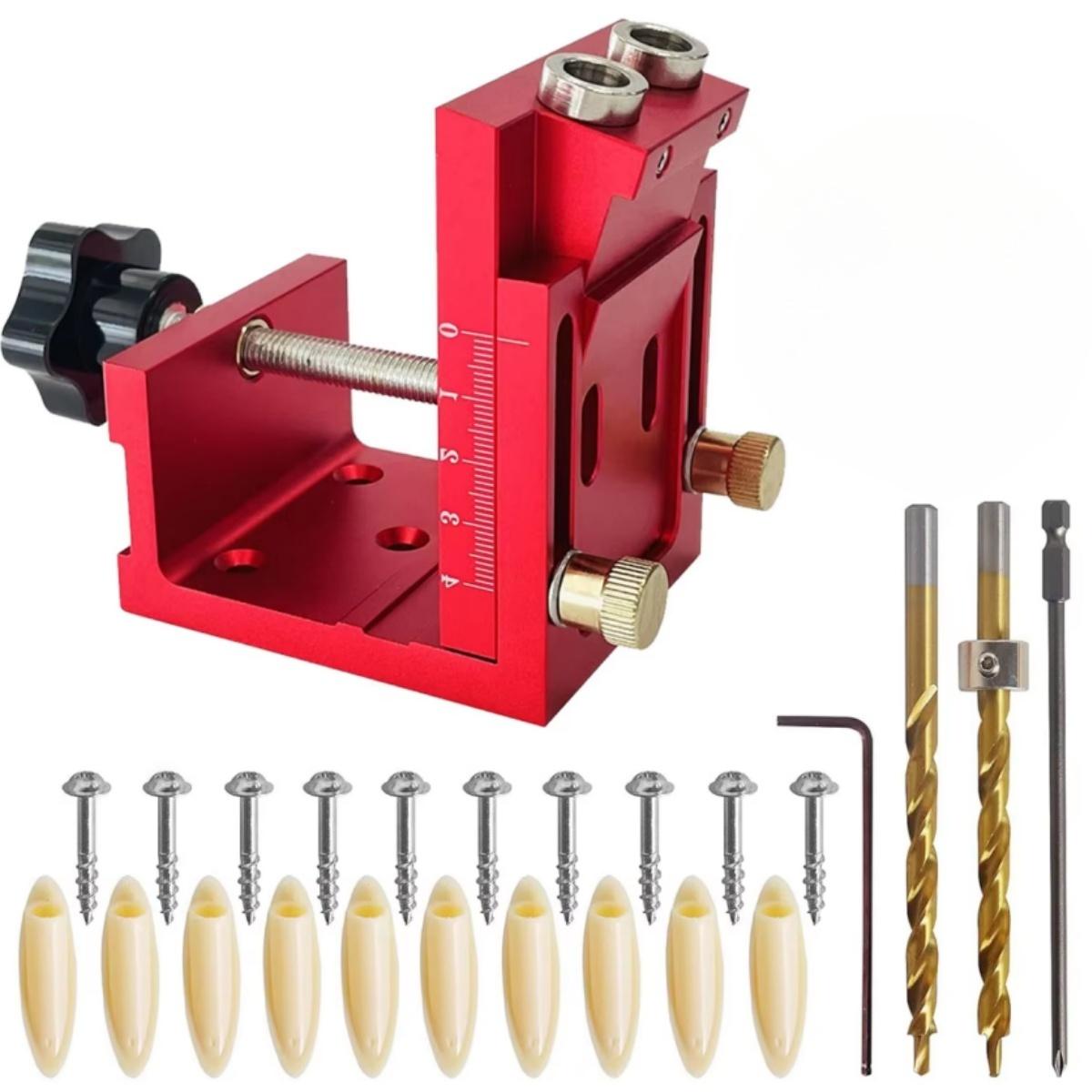 

Slant Hole Drilling Locator, Aluminum Alloy Woodworking Oblique Punch Locator Suitable For Different Wood And Different Angles (as the picture,1pc)