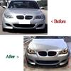 Front Bumper Splitter Lip Gloss Black Diffuser Spoiler Guard Bodykits For BMW 5 Series E60 E61 M5 2005 2006 2007 2008 2009 2010