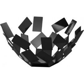 Fruit bowl - alessi - mt02b - black - epoxy steel - contemporary design bianco