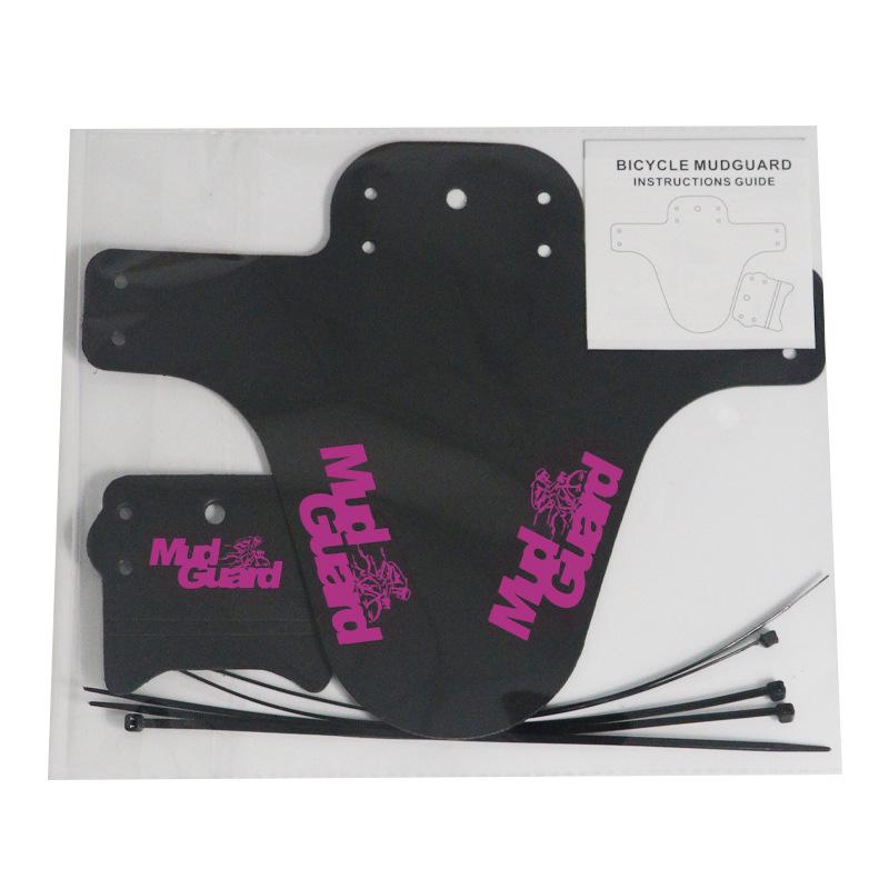 MTB Bike Bicycle Fenders Cycling Mudguard Front/rear Tire Wheel Universal Mudguard Bike Wings Mud Guard With 4 Fixing Strap