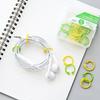 1 Packung mit 30 Ringen für lose Blätter – Multifunktionale, kreative Aufbewahrungslösung mit zufälliger Öffnung der Ringbox, Kartenstanzung und Schnallendesign.