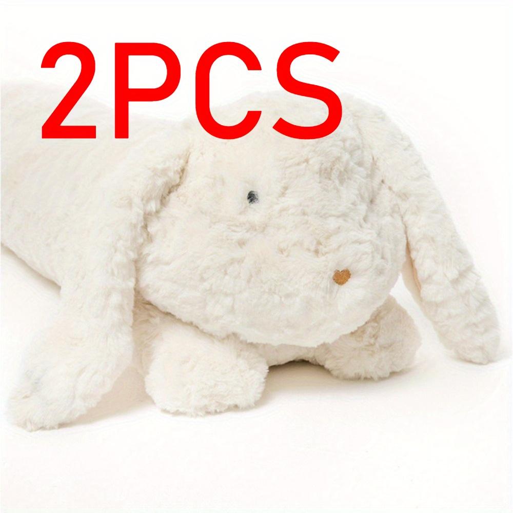 Long Rabbit Plush Pillow - Soft Leg Hugger for Bedroom & Living Room
