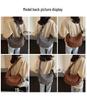 2025 Hot Style Argyle Crossbody Dumpling Bag for Women - Trendy Autumn/Winter Design