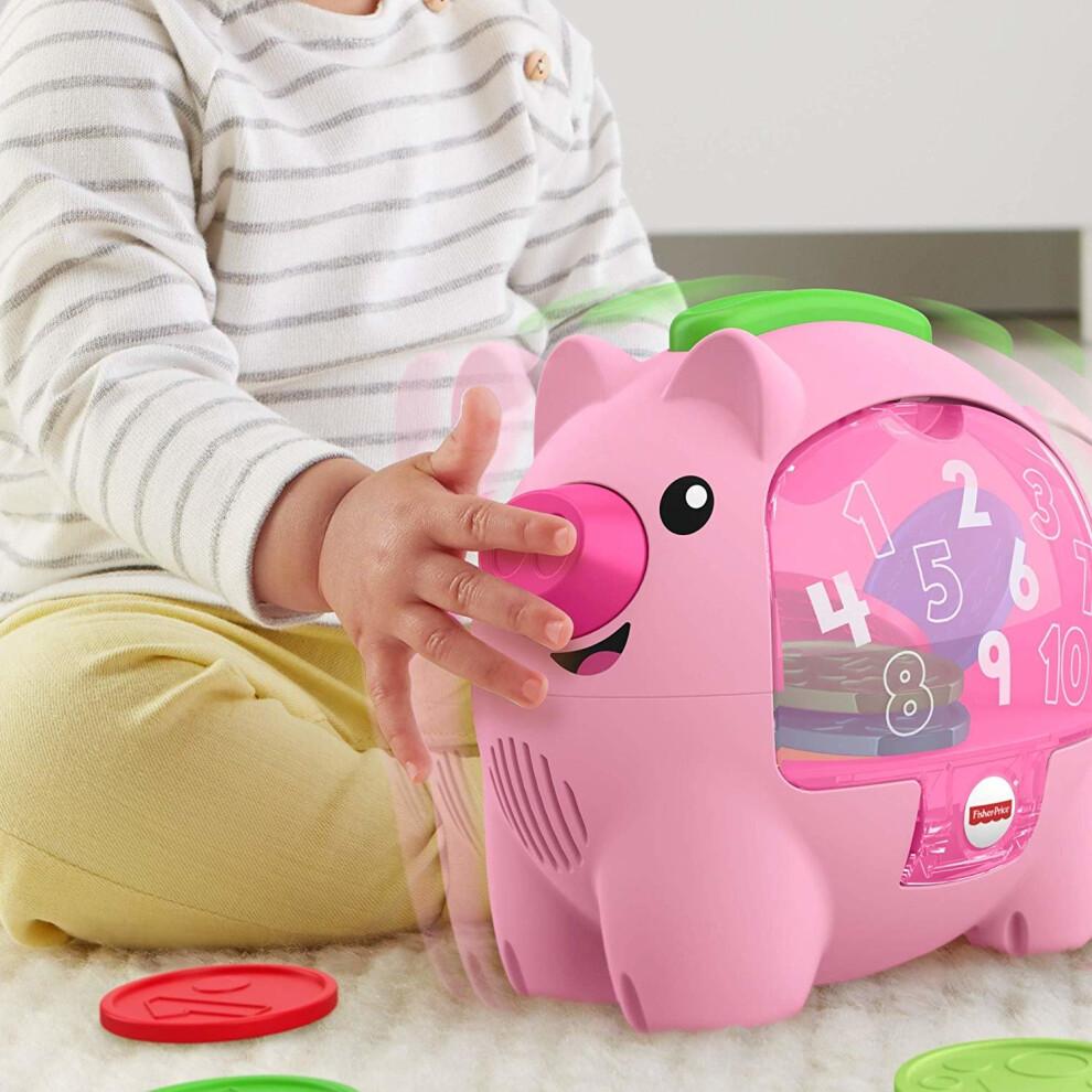 Fisher-Price Směj se a uč se Prasátko na mince Počítej a vibruj
