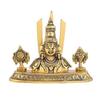 Tirupati Balaji Venkateshwara Face Bust Idol Vishnu Chakra Namah Shankh Aluminium Statue, Home & Office Table Showpiece House Warming Gifts