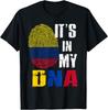 Colombia DNA Colombian Flag Pride Roots Patriotic Men T-Shirt