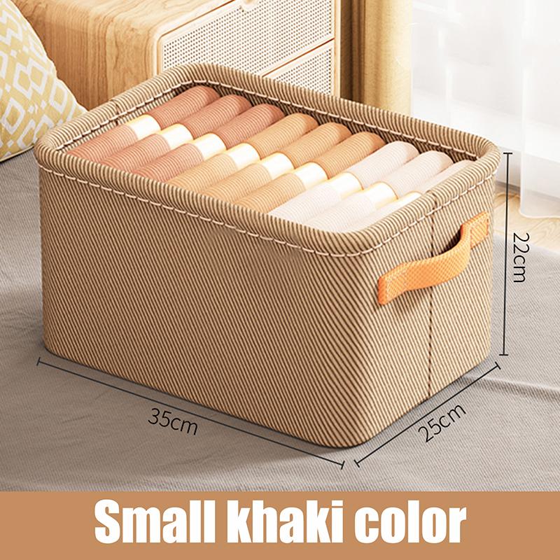 Clothes Organizer Non-Woven Wardrobe Clothes Storage Box For Underwear T-Shirt Jeans Storage Basket Cabinet Sundries Organizer