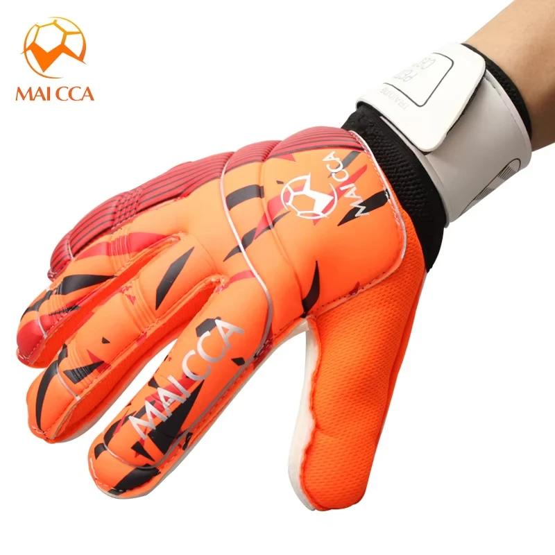 Professional Goalkeeper Gloves Strong Finger Protection Soccer Goalie Gloves Thickened Latex Strong Finger Save Protection