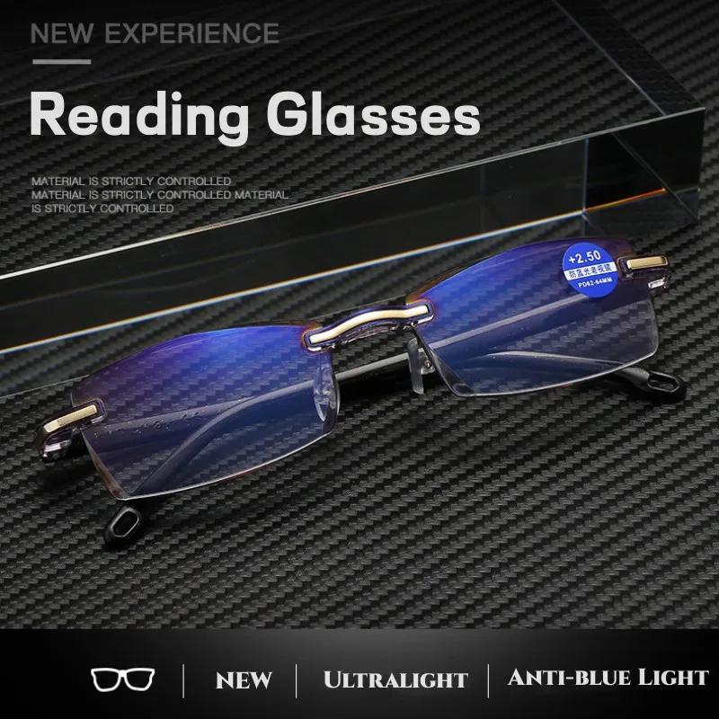 

Классические антирадиационные очки для пресбиопии, ультралегкие очки унисекс, модные квадратные очки для чтения, мужские очки для дальнозоркости