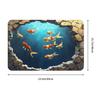 Vibrant Koi Fish Front Door Floor Entrance Mats Outdoor  Kitchen Bathroom Doormat Living Room Carpet Rug