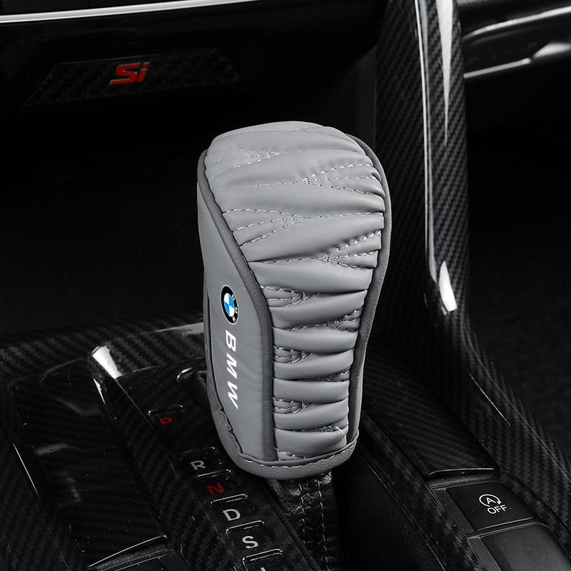 Car Shift Handle Cover Leather Non-slip Wear-resistant For BMW 1 3 5 7 Series X1 X3 X4 X5 F10 F15 F16 F20 F30 F18 F25 M3 M4 E34 Msjk68
