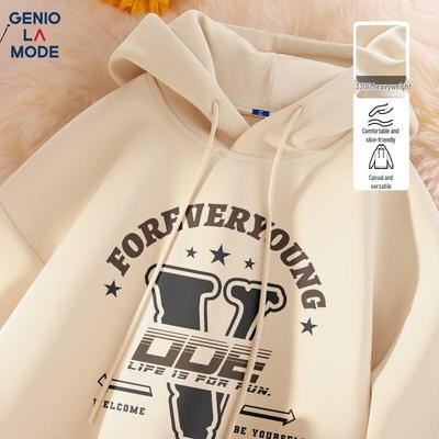 GENIOLAMODE Men's Casual Hooded Sweatshirt