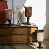 Painted Pattern Goblet Glass Vase Flower Pots Table Decoration Flowers Arrangement Hydroponics Floral Vases Modern Home Decor