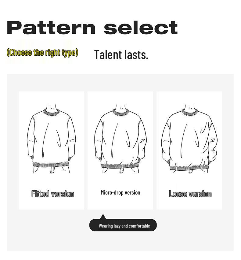 High-End American Men's Heavyweight Pullover Hoodie - Casual Autumn Trendy Jacket