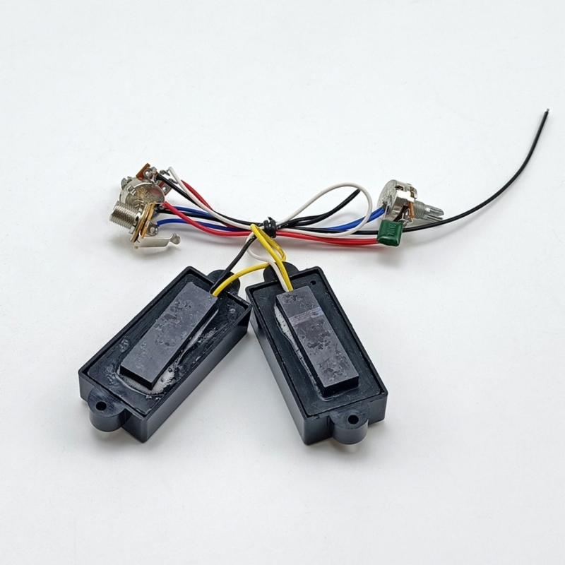 Bass Preamp Wiring Circuit Pickup 4 Strings Electric Bass Pickups Tone Control Wiring Harness Bass Pickup Easy to Use