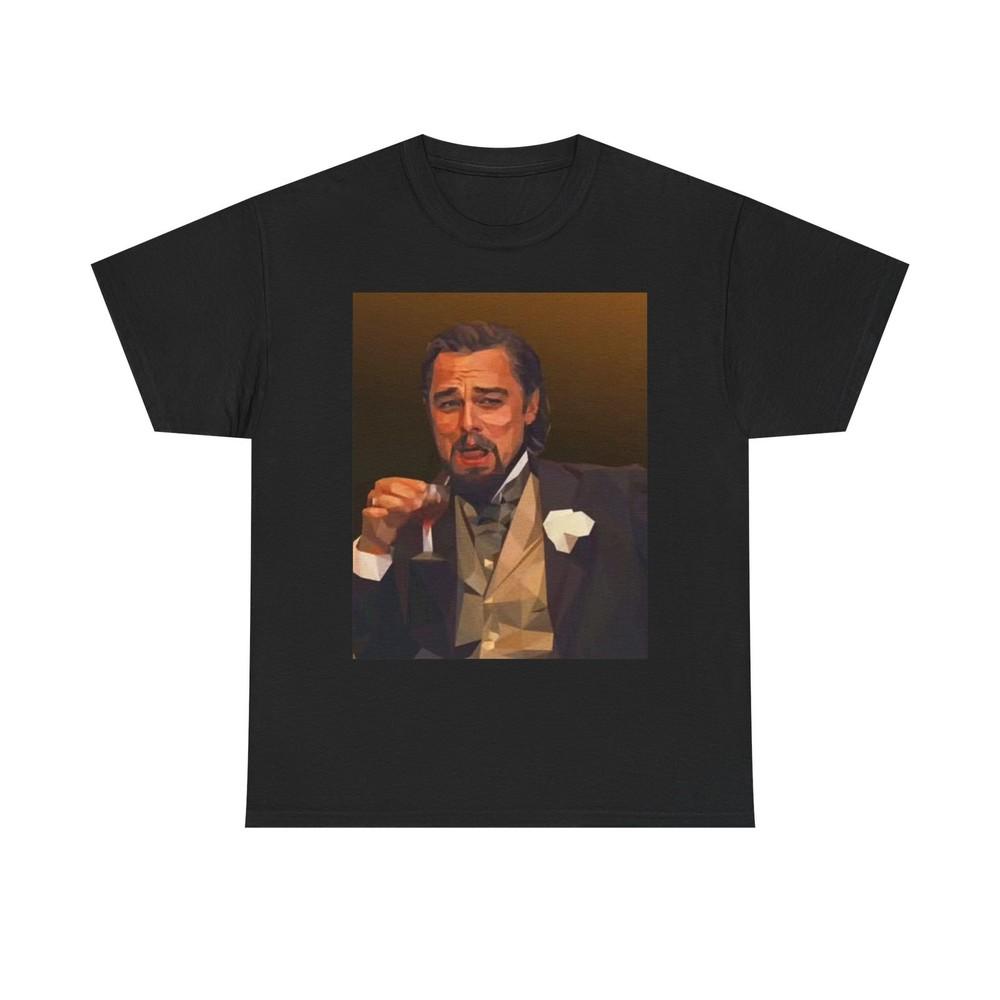 Funny Meme Graphic T Shirt Leonardo Dicaprio Unisex Heavy Cotton Tee Unisex T-Shirt XL