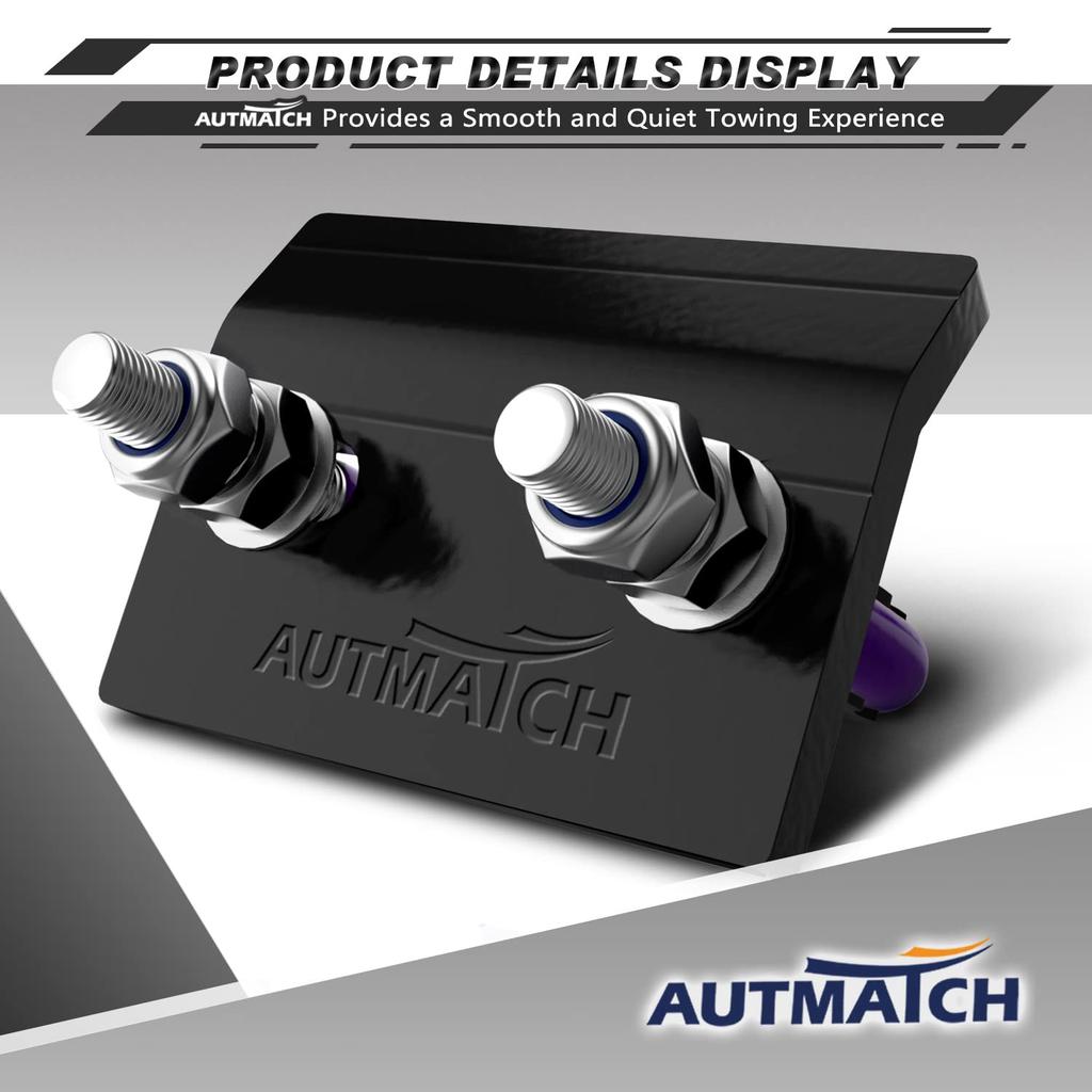 AUTMATCH Hitch Tightener Anti-rattle Clamp, Heavy Duty Hitch Stabilizer for