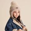 Autumn & Winter Korean-Style Children's Wool Knit Earflap Hat