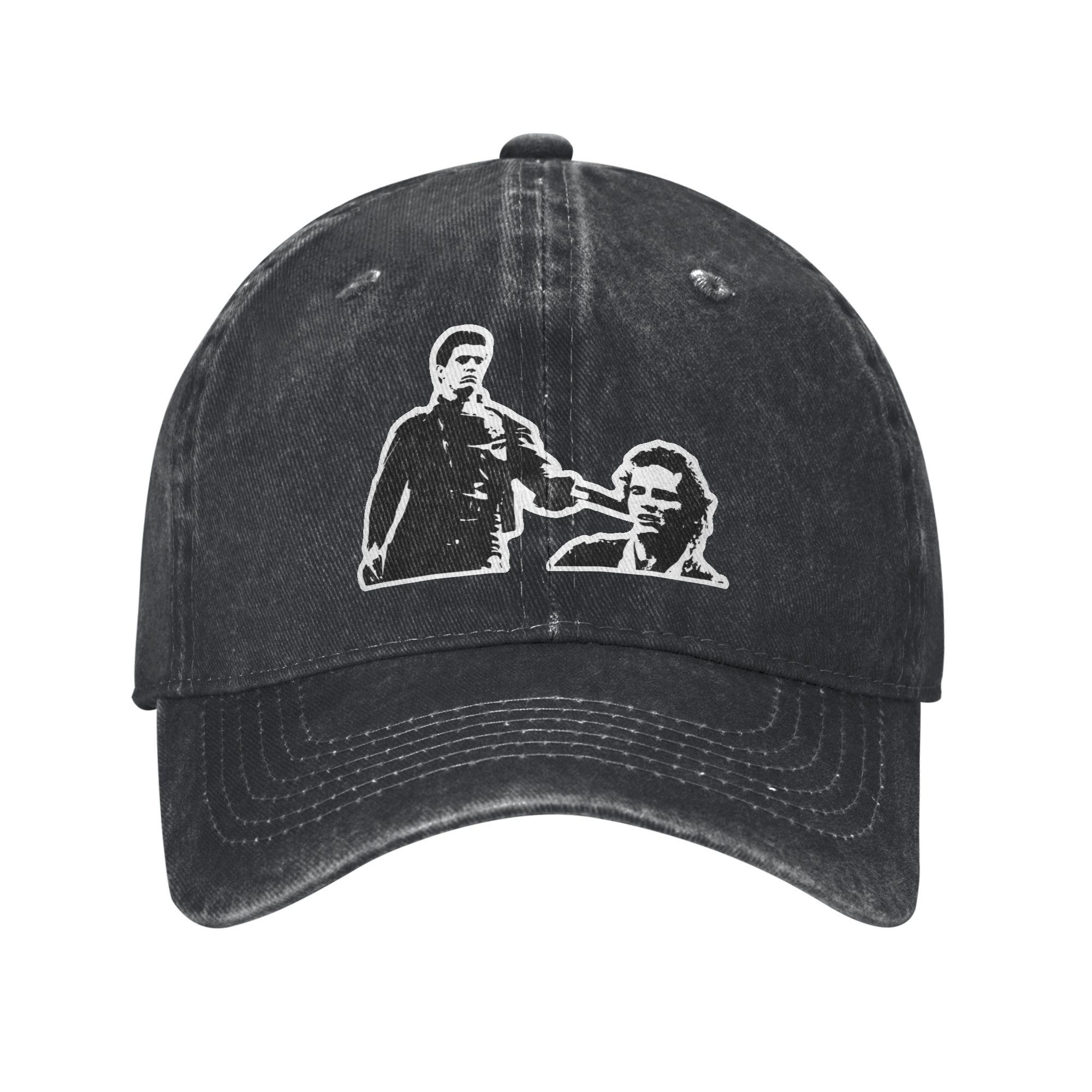 

Mad Max And Johnny The Boy Baseball Cap Vintage Distressed Cotton Headwear for Men Women Outdoor Running Golf Gift Hats Cap One Size