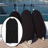 Boat Cover, Soft Acrylic Elastic Anti Collision Fit for Marine Bumper Yacht ,Salt ,Frost , Black