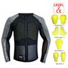 Men's Motorcycle Jacket Summer Breathable Motocross Body Armor Elastic Rider Racing Jacket Clothing CE Certified Protector Gear