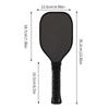 Lightweight Sweet Spot Trainer Carbon Fiber Frosted Surface Pickleball Racquet  Kids Adults Sports