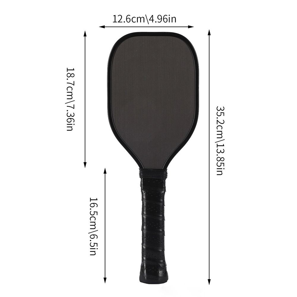 Lightweight Sweet Spot Trainer Carbon Fiber Frosted Surface Pickleball Racquet  Kids Adults Sports