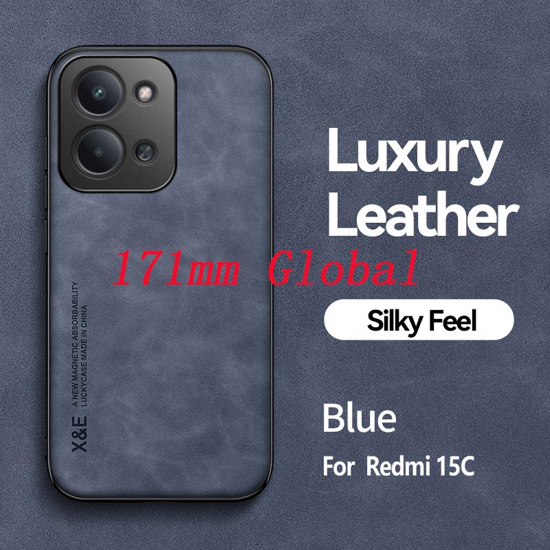 Light Luxury SheePskin Case For Redmi 15C 4G 5G 171mm Global With Magnetic Suction Phone Case