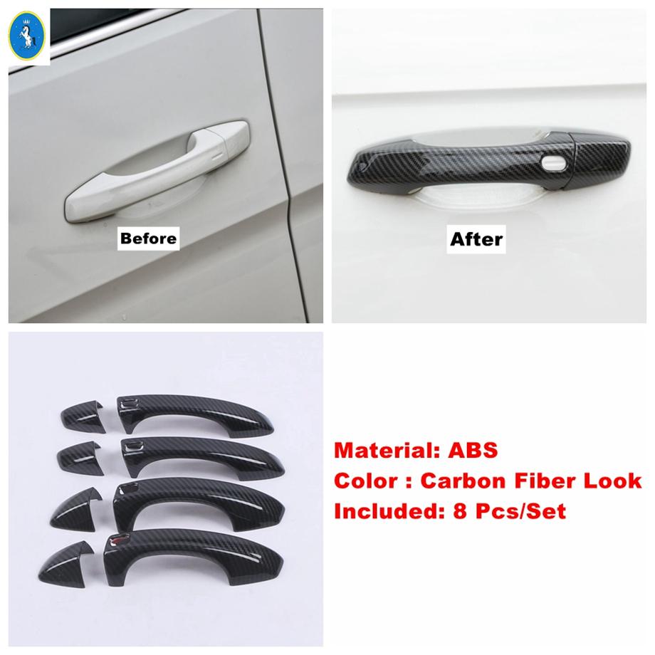 ABS Auto Door Pull Doorknob Handle / Rearview Mirror Cap Cover Trim For VW Volkswagen Atlas / Teramont 2017 - Accessories