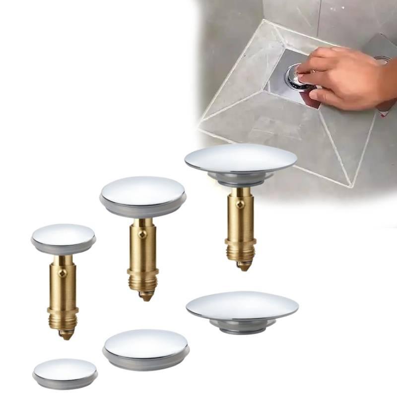 Pop Up Sink Plugs Bathroom Push Drain Stopper Basin Kitchen Bathroom Washbasi