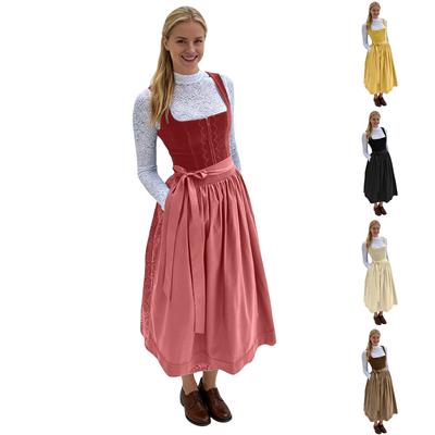 Rochie Vintage Retro pentru Femei, Rochie Versatilă de Lucru pentru Spectacol pe Scenă și Petrecere Oktoberfest