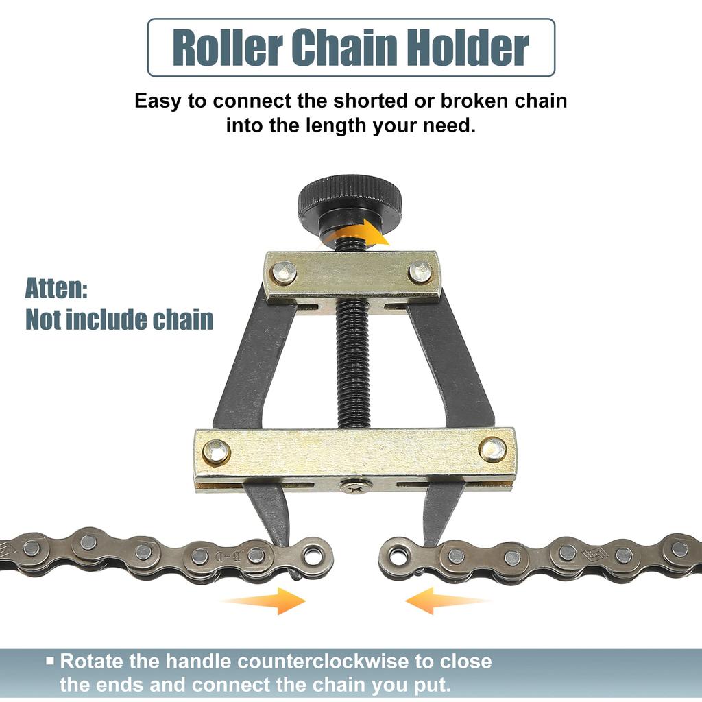 Motoforti Roller Chain Tool Kit 25-60 Chain Detacher Breaker Cutting Tool Roller Chain Puller